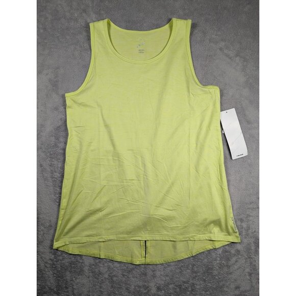Head Womens Tank Top Size Medium Lime Open Back Performance Tennis Activewear - Picture 1 of 9